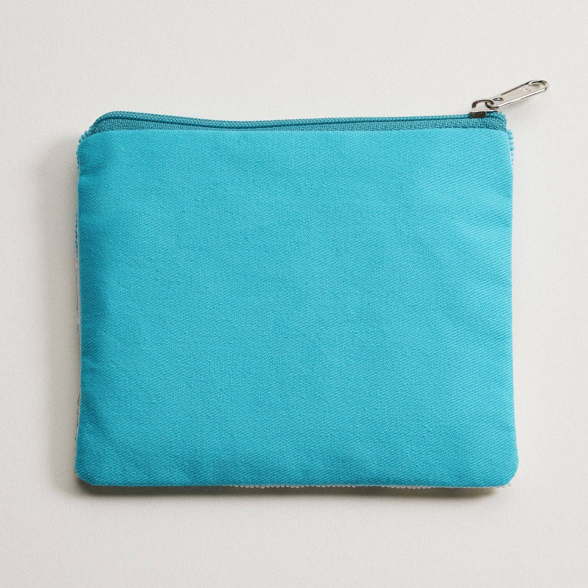 Seed Beaded Mountain Scene Coin Pouch | Après Ski Zip Pouch: MT / ONE