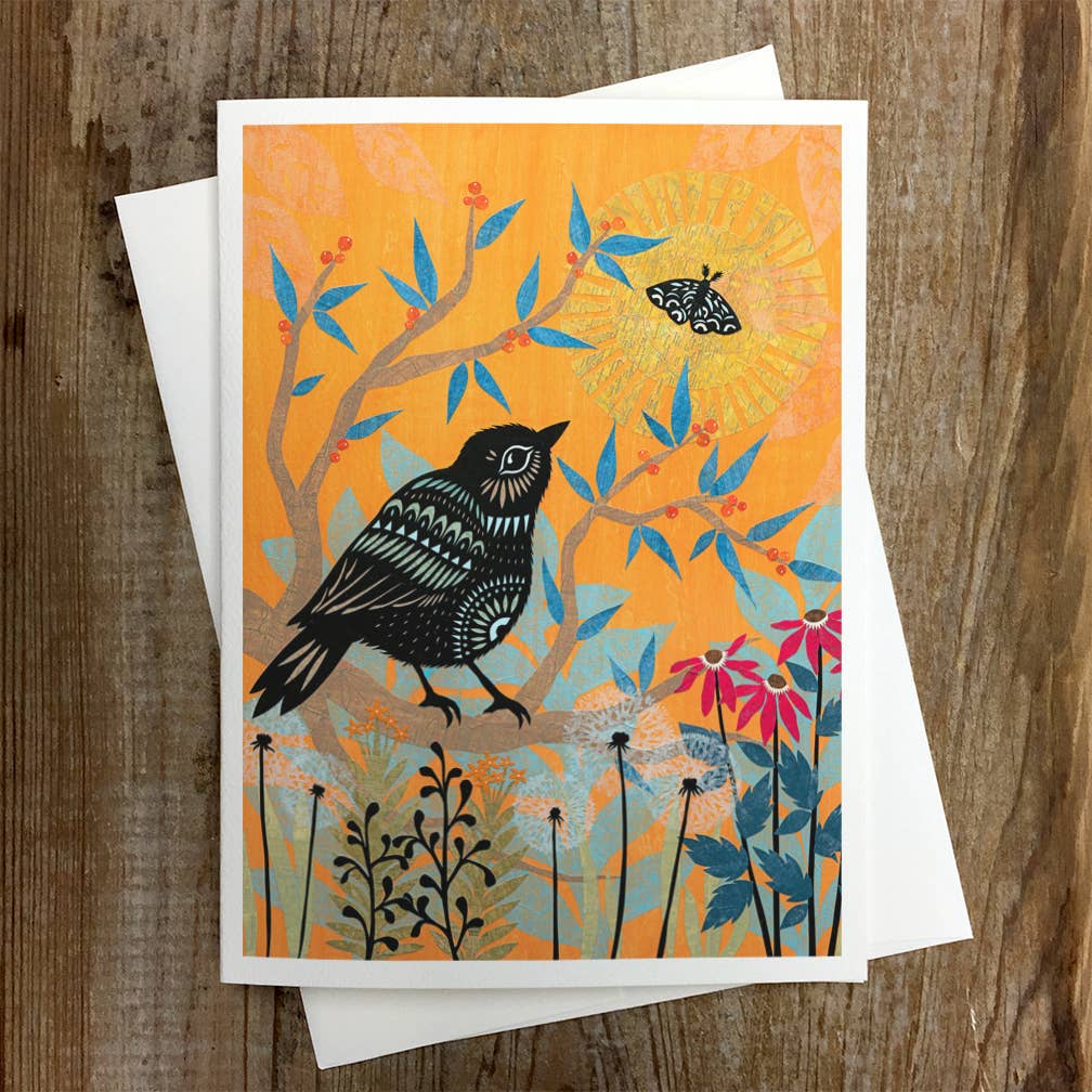 Wings Whisper on the Breeze - Greeting Card