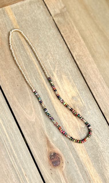 Brown Mixed 2024 Jasper Necklace