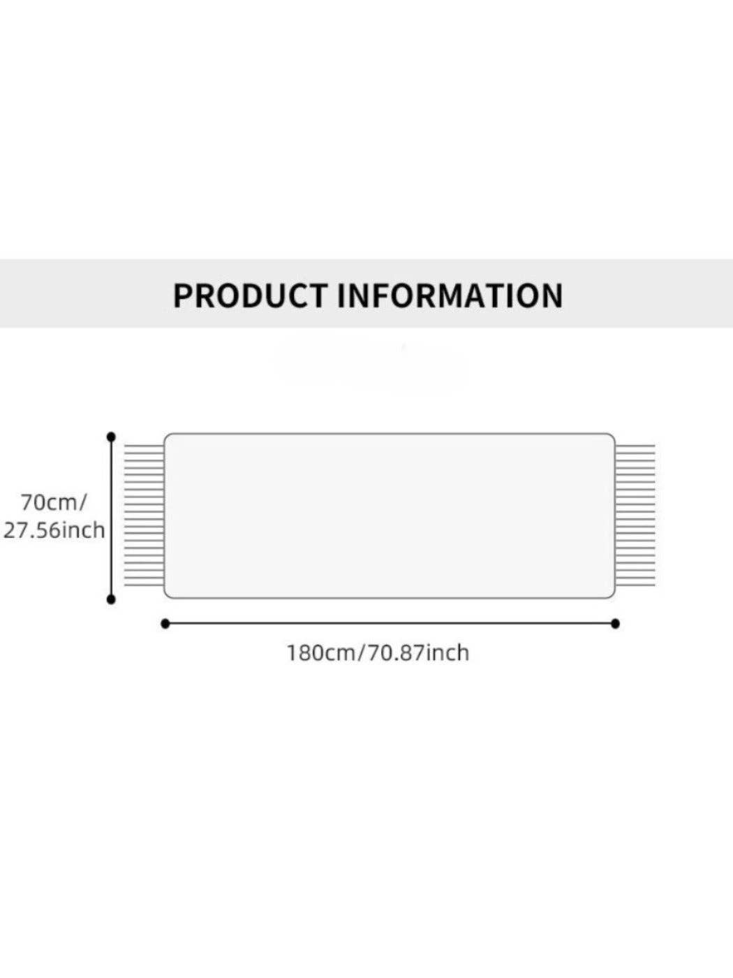 Reversible Floral Print Scarf & Shawl – Blue & Orange