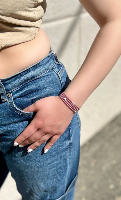 Pale Pink 2-in-1 Seed Bead & Freshwater Pearl Bracelet/Necklace
