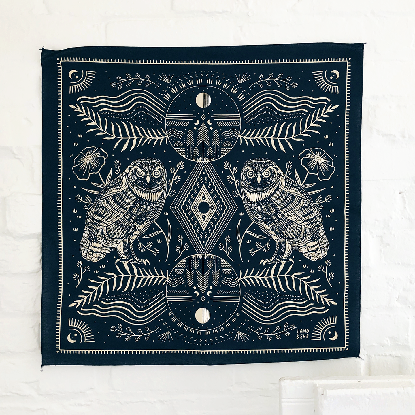 Two Owls Bandana