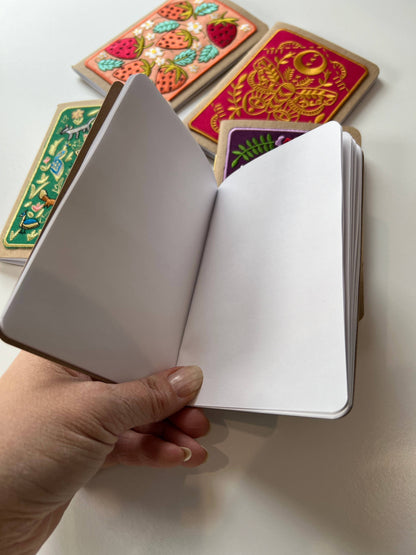 Wildlife Embroidery Pocket Notebook