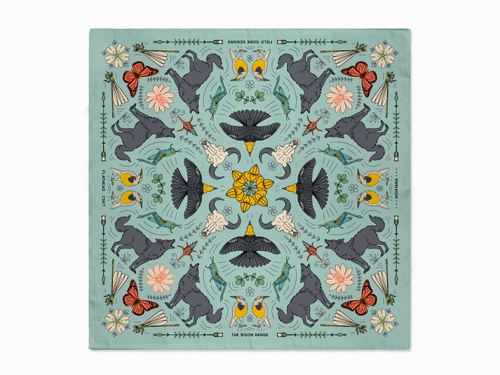 Bison Range Montana Bandana