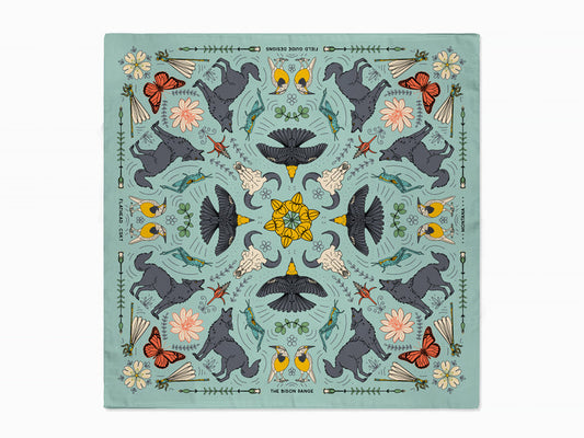 Bison Range Montana Bandana