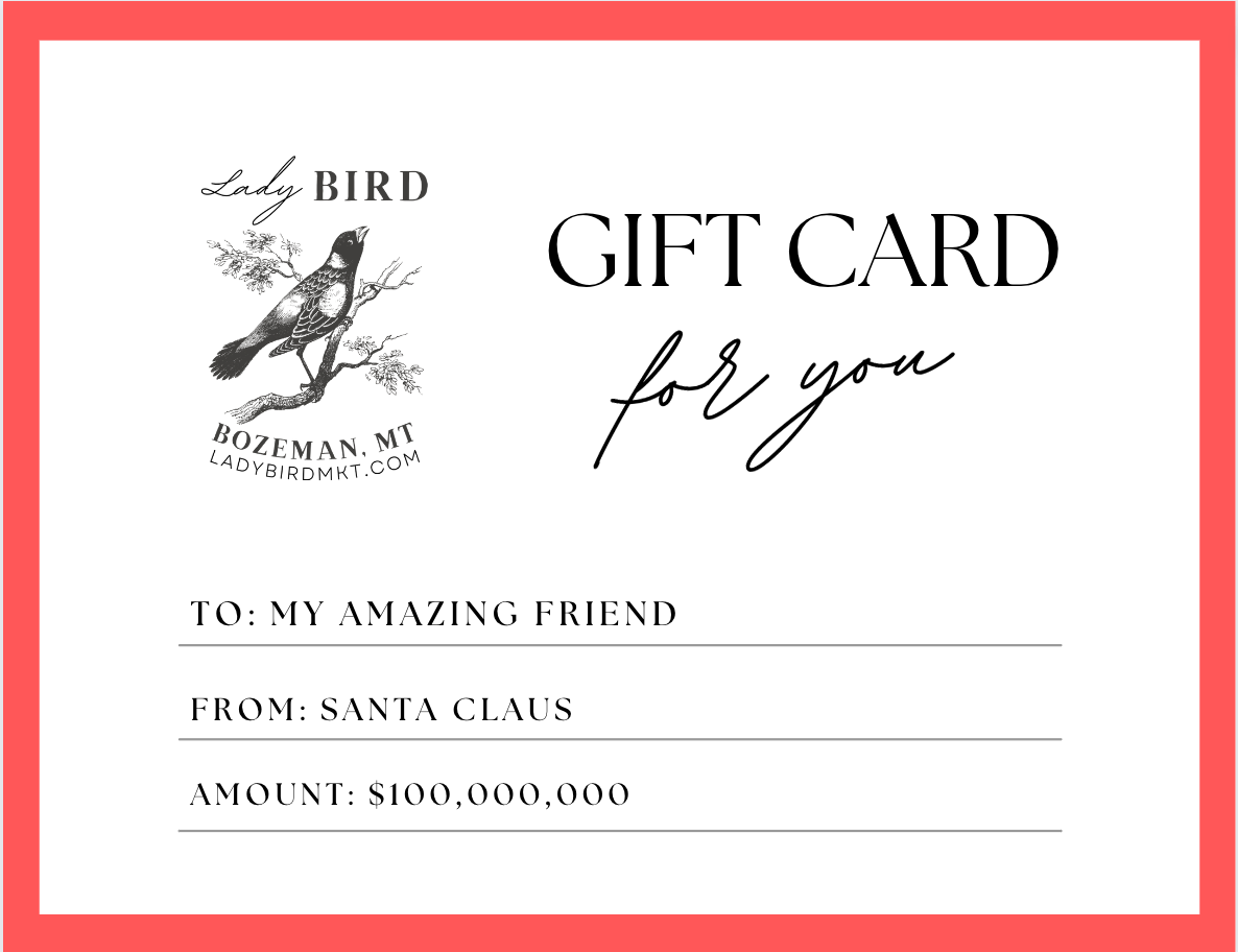 Lady Bird Gift Card