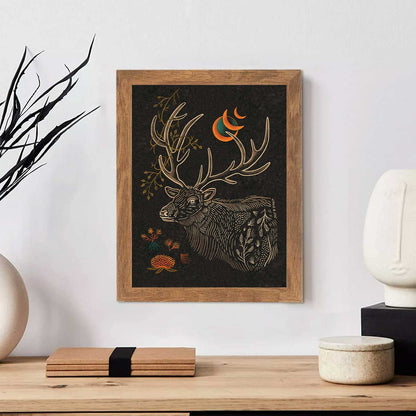 Elk and Eclipse : 11x14