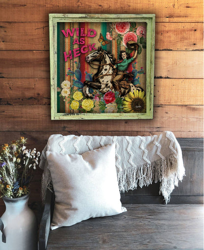 Wild as Heck - Square Artwork: Extra Small - 10"